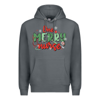 Rock one merry nurse Premium Hoodie - MaliasSmallBusiness