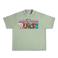 Oil Green wife mom nurse Urban Heavy Tee - texasbilliewilder