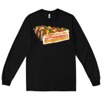 Black chocolate christmas cake fa element Long Sleeve Tee - FaDigitalArtStudio