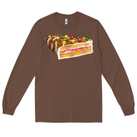 Chestnut chocolate christmas cake fa element Long Sleeve Tee - FaDigitalArtStudio