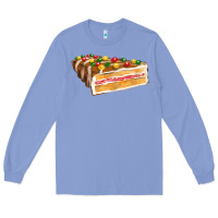 Colony Blue chocolate christmas cake fa element Long Sleeve Tee - FaDigitalArtStudio