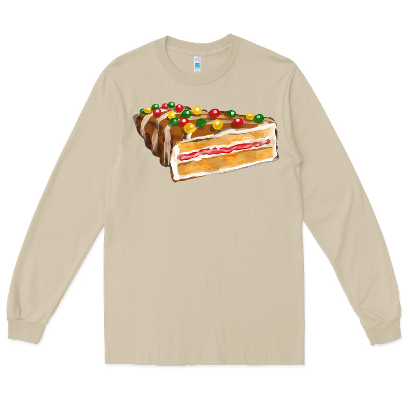 Chocolate Christmas Cake Fa Element Long Sleeve Tee by FaDigitalArtStudio | Teevron