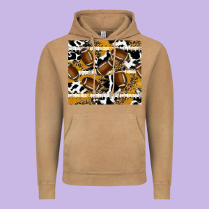 Football Vintage Hoodie Designed By Ranaportraitstore