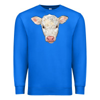 True Royal charolais calf face Premium Sweatshirt - LillyAllenDesigns