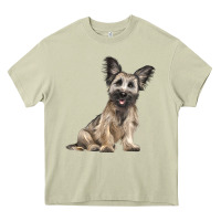 Mossy Skye Terrier Dog Illustrations Heavy Core Tee - LillyAllenDesigns
