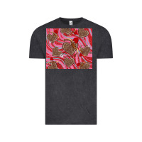 Vintage Black valentine's day hearts bow and arrow Vintage Tee - RanaPortraitStore