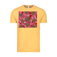 Vintage Mustard valentine's day hearts bow and arrow Vintage Tee - RanaPortraitStore