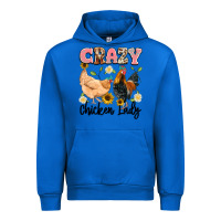 Cobalt crazy chicken lady Urban Hoodie - Artiststas