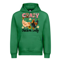 Emerald crazy chicken lady Urban Hoodie - Artiststas