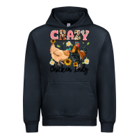 Navy crazy chicken lady Urban Hoodie - Artiststas