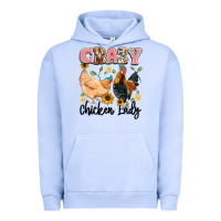 Pigment Grape Ice crazy chicken lady Urban Hoodie - Artiststas