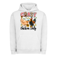 Pigment Lunar Rock crazy chicken lady Urban Hoodie - Artiststas