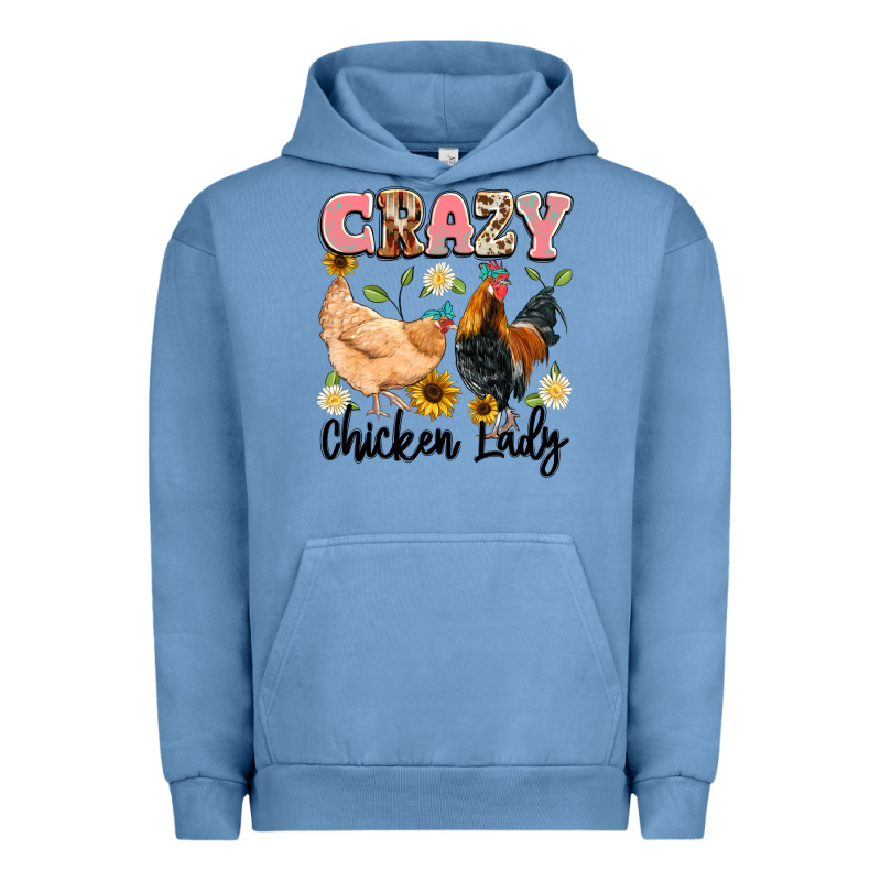 Crazy Chicken Lady Urban Hoodie by Artiststas | Teevron