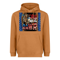 Meerkat Red White Rawr Dinosaur T-Rex Heavyweight Hoodie - LillyAllenDesigns