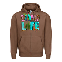 Chestnut camp life Zipper Hoodie - AdoDesignShop
