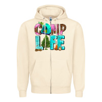 Sandshell camp life Zipper Hoodie - AdoDesignShop