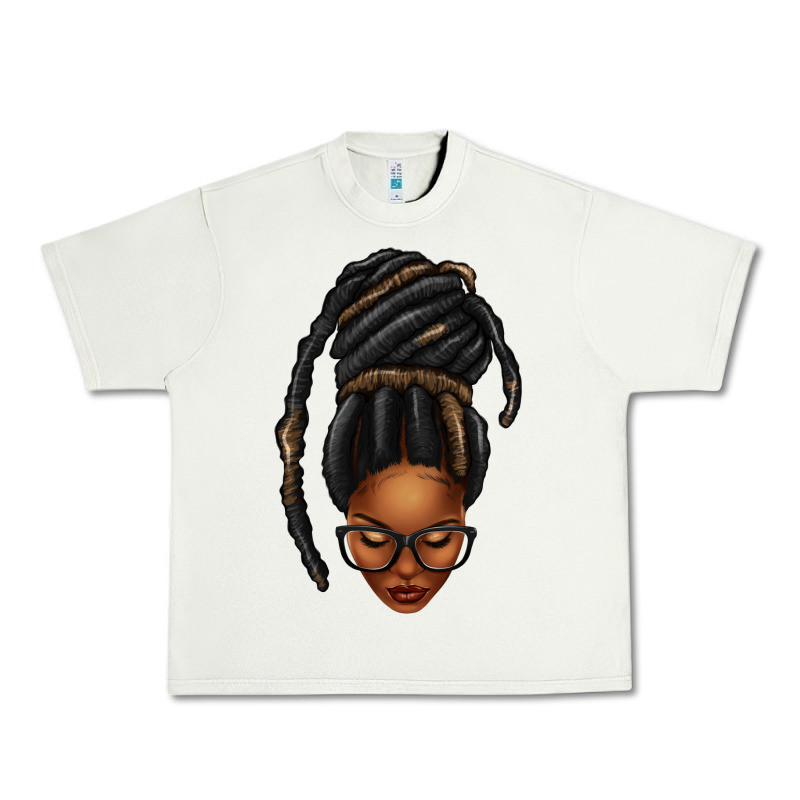 Afro Woman Faux Jumbo Locs Urban Heavy Tee by texasbilliewilder | Teevron