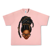 Salmon afro woman faux jumbo locs Urban Heavy Tee - texasbilliewilder
