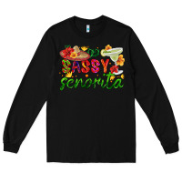 Black sassy senorita Long Sleeve Tee - HRA Design Shop