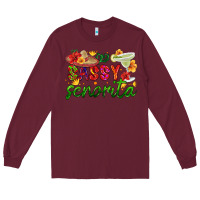 Burgundy sassy senorita Long Sleeve Tee - HRA Design Shop