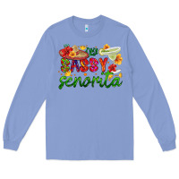 Colony Blue sassy senorita Long Sleeve Tee - HRA Design Shop