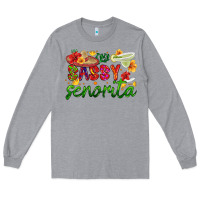 Heather Grey sassy senorita Long Sleeve Tee - HRA Design Shop