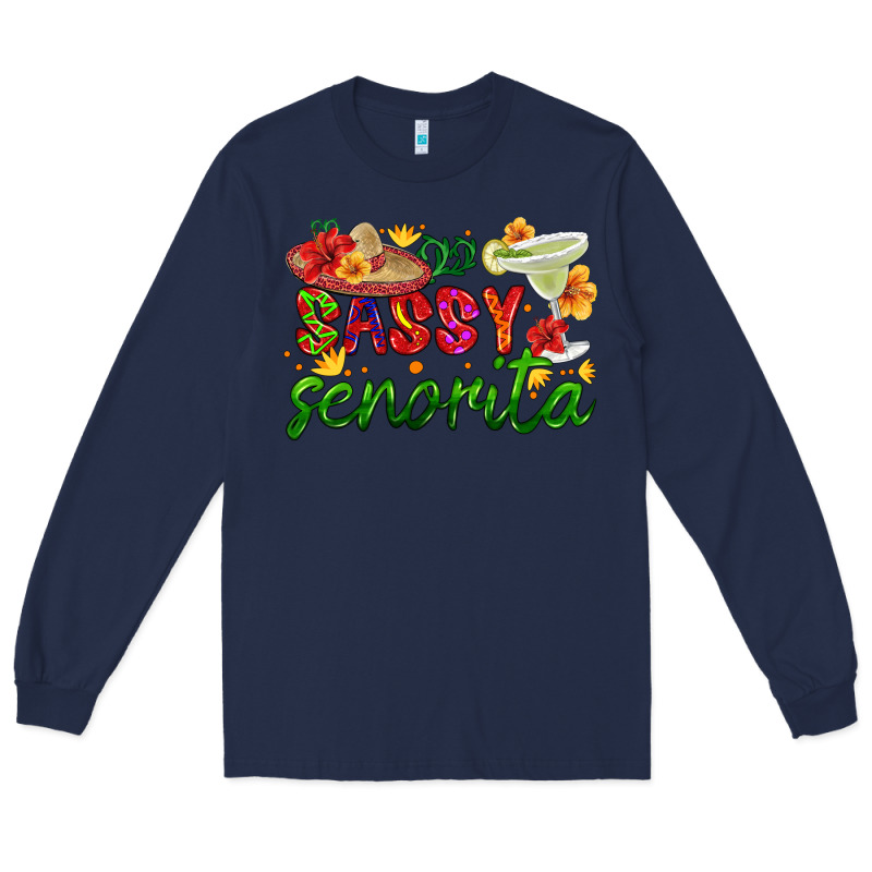 Sassy Senorita Long Sleeve Tee by HRA Design Shop | Teevron