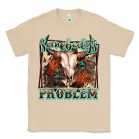 Mushroom Somebody's Problem Bull Skull Classic Tee - FaDigitalArtStudio