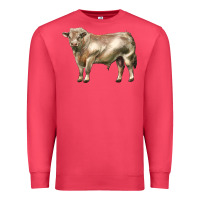 Cardinal charolais bull Premium Sweatshirt - LillyAllenDesigns