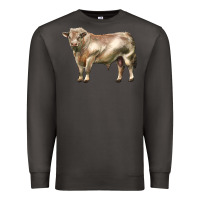 Smoke charolais bull Premium Sweatshirt - LillyAllenDesigns