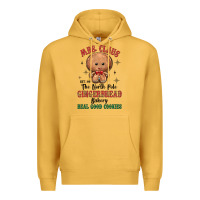 Mustard mrs claus the north pole gingerbread bakery real g Premium Hoodie - MaliasSmallBusiness