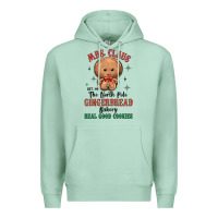 Seafoam mrs claus the north pole gingerbread bakery real g Premium Hoodie - MaliasSmallBusiness