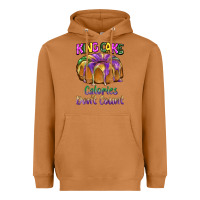 Meerkat mardi gras king cage calories don't count Heavyweight Hoodie - BarkalooDesign