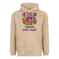 Mushroom mardi gras king cage calories don't count Heavyweight Hoodie - BarkalooDesign