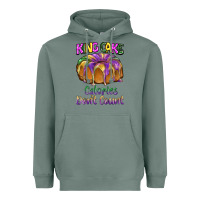Mardi Gras King Cage Calories Don't Count Heavyweight Hoodie | Teevron