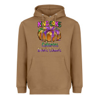 Toasted Coconut mardi gras king cage calories don't count Heavyweight Hoodie - BarkalooDesign