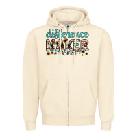 Sandshell difference maker Zipper Hoodie - JahusDesignShop