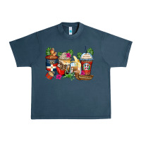 Midnight Navy dominican republic coffee cups Urban Heavy Tee - Zillion Design Studio