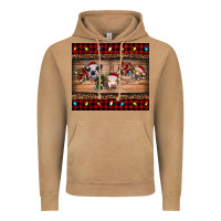 Hohoho Christmas Cows Vintage Hoodie | Teevron