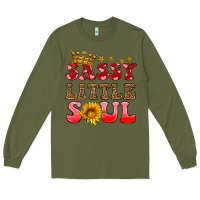 Army Green sassy little soul Long Sleeve Tee - HRA Design Shop
