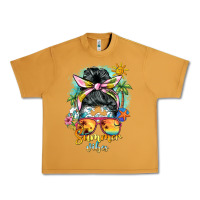 Peanut Butter summer vibes messy bun Urban Heavy Tee - BarkalooDesign
