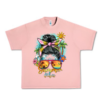 Salmon summer vibes messy bun Urban Heavy Tee - BarkalooDesign
