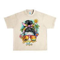 Sandshell summer vibes messy bun Urban Heavy Tee - BarkalooDesign