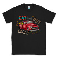 Black eat fresh buy local Classic Tee - CowhideDigitalArt