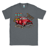 Charcoal Heather eat fresh buy local Classic Tee - CowhideDigitalArt