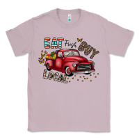 Lilac eat fresh buy local Classic Tee - CowhideDigitalArt
