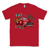 Red eat fresh buy local Classic Tee - CowhideDigitalArt