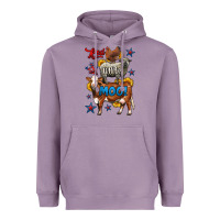 Lavender red white moo farm animals 4th of july Heavyweight Hoodie - LillyAllenDesigns