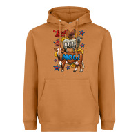 Meerkat red white moo farm animals 4th of july Heavyweight Hoodie - LillyAllenDesigns