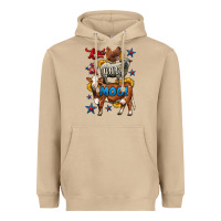 Mushroom red white moo farm animals 4th of july Heavyweight Hoodie - LillyAllenDesigns